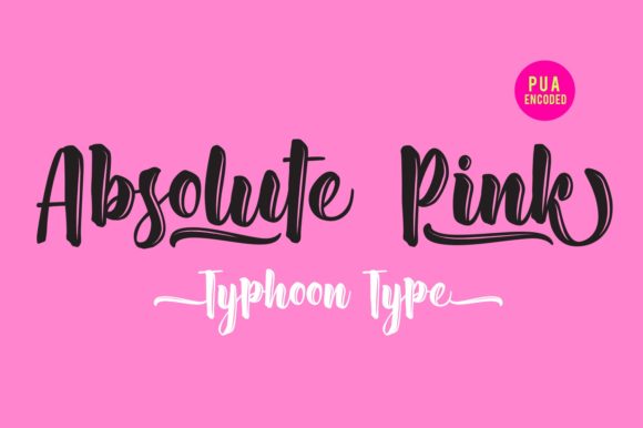 Absolute Pink Handwritten Font for Elegant Editorial Design