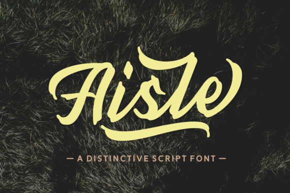 Aisle Script Handwritten Font for Editorial Design