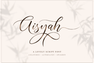 Aisyah: The Elegant Script Handwritten Font for Boutique Brands