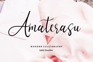 Amaterasu: A Graceful Script Handwritten Font for Editorial Design