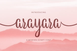 Arayara Handwritten Font for Elegant Web Design