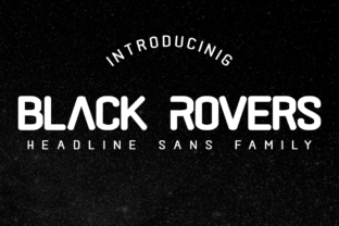 Black Rovers Family: A Modern Sans Serif Font for Minimalist Branding