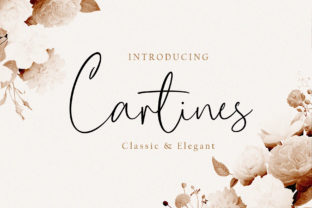 Cartines Handwritten Font for Elegant Campaign Design