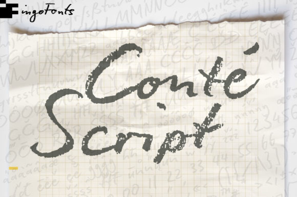 Conté Script Plus Typeface Review for Brand Identity Projects