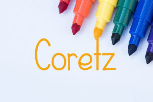Coretz Handwritten Font for Playful Editorial Design