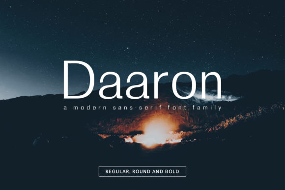 Daaron Family: A Modern Sans Serif Typeface for Editorial Design