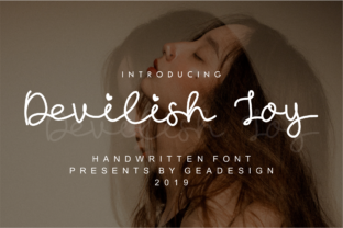 Devilish Joy Typeface Review: A Sweet Script for Brand Identity