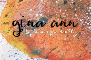 Gina Ann Handwritten Font for Bold Brand Identity