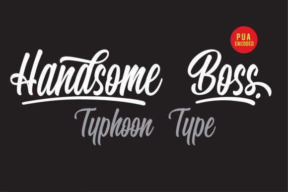 Handsome Boss Typeface for Bold Brand Identity