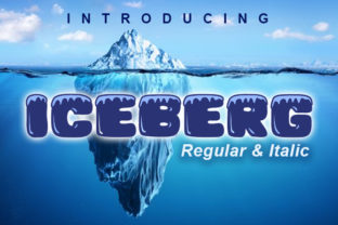 Iceberg: The Icy Decorative Font for Editorial Design