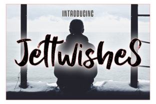 Jettwishes: A Bold Handwritten Typeface for Creative Projects