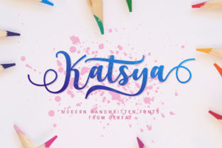 Katsya Script: A Romantic Handwritten Typeface for Elegant Branding