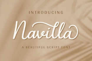 Navilla: A Classic Script Handwritten Font for Elegant Crafts