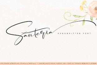 Santeria: The Luxury Script Handwritten Font for Campaign Design