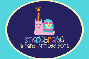 Snailebrate: The Handwritten Font for Charming Brand Identity