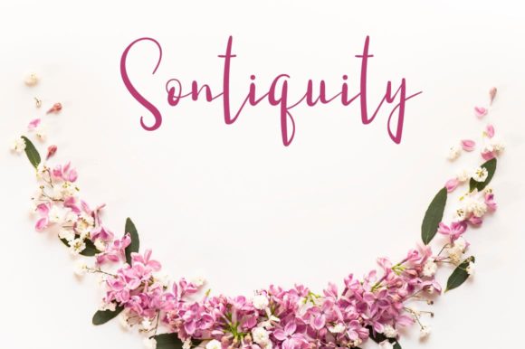 Sontiquity: The Elegant Handwritten Font for Distinctive Campaign Visuals