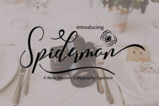 Spiderman Font Review: Elegant Script for Editorial Design