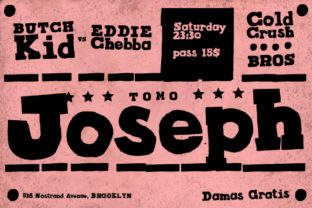 TOMO Joseph: A Bold Slab Serif for Modern Editorial Design