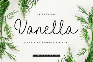 Vanella: A Romantic Script Handwritten Font for Editorial Design