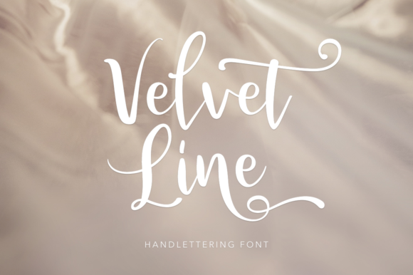 Velvet Line: A Soft Script Handwritten Font for Elegant Web Design